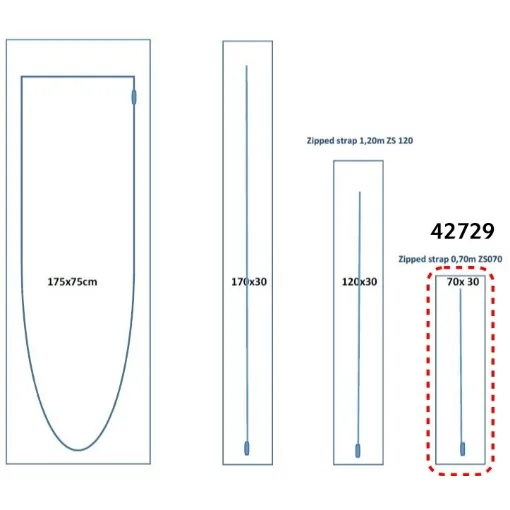 Picture of Zip door no. 42729 X 5 – (70 X 30cm)