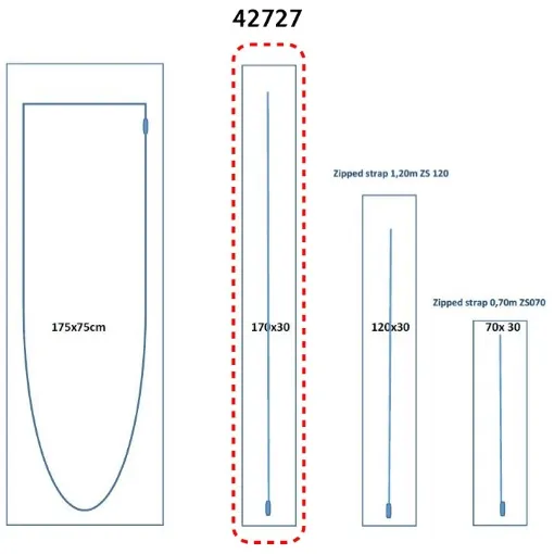 Picture of Zip door no. 42727 X 2 – (170 X 30cm)