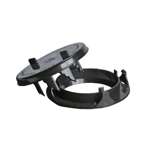 Picture of Black circular ventilation clip no. 42647