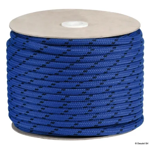 Picture of Sheet 8mm x 200m in blue - high - strength low elongation 3 - strand polyester braid