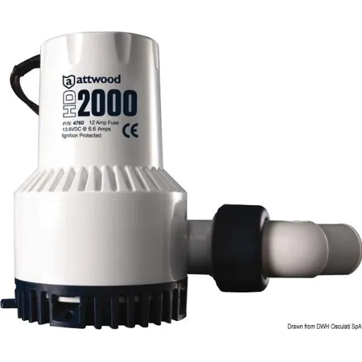 Picture of Heavy - duty bilge pump 2000 24V - Attwood