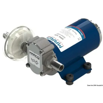 Picture of Bronze UP6 12V electric gear pump - Self - priming - Brass body - 26 - 10 - 12 - 1/2" - 2 - 10