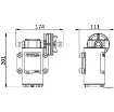 Picture of Bronze UP6 12V electric gear pump - Self - priming - Brass body - 26 - 10 - 12 - 1/2" - 2 - 10