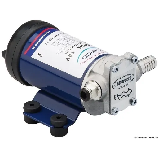 Picture of 12V UP3/oil transfer/change electric gear pump -   self - priming - Marco