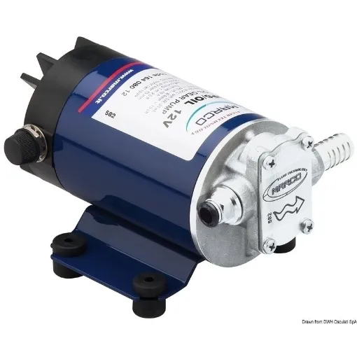 Picture of 12V UP6/oil transfer/change  electric gear pump - self - priming - Marco