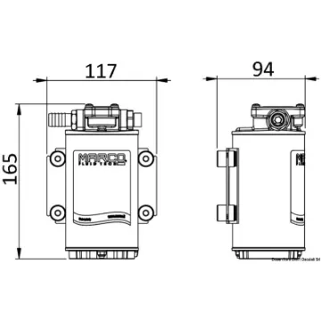 Picture of 12V UP6/oil transfer/change  electric gear pump - self - priming - Marco