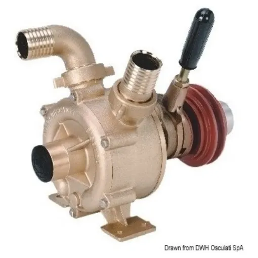 Picture of Bronze impeller pump 230L/m with mechanically - activated clutch - self - priming