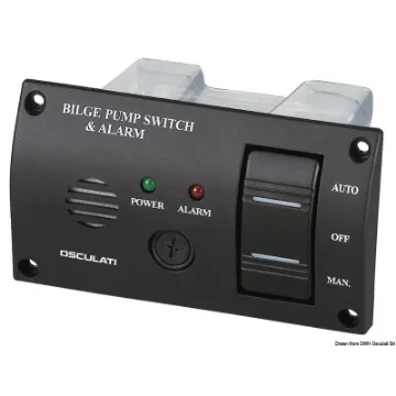 Picture of Panel switch with audible alarm for bilge pumps