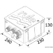 Picture of 98B shower drain system 55L - Rule