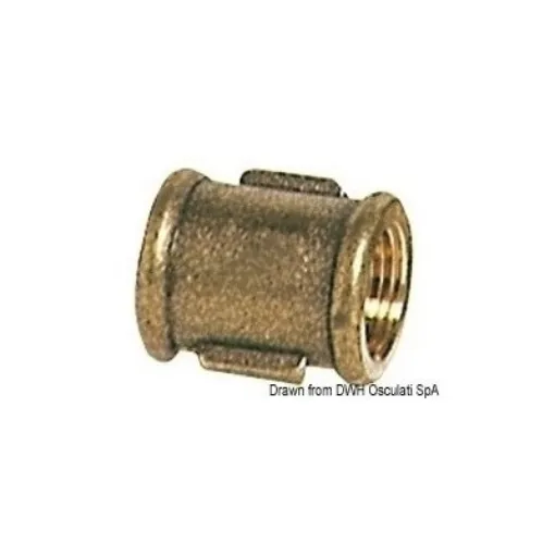 Picture of 1" 1/4 Straigh female/female - brass