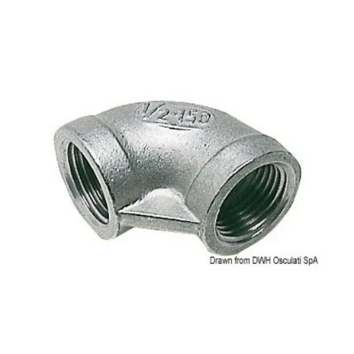 Picture of 1" 1/4 Elbow 90° female/female - 316 Stainless steel