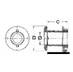 Osculati - 11mm x 3/8” Stainless Steel Skin Fitting - 17.421.80 product image