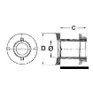 Picture of 1” 1/4 Flush skin fitting