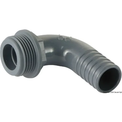 Picture of 1" to 30mm 90° hose connector  male - polypropylene