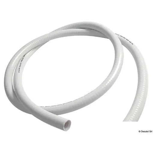 Picture of 20mm hose for sanitary fittings white - PVC