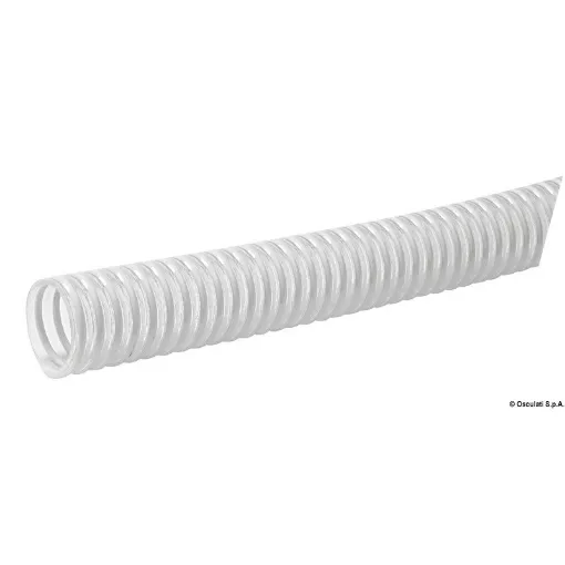 Picture of 20mm spiral reinforced hose - white PVC