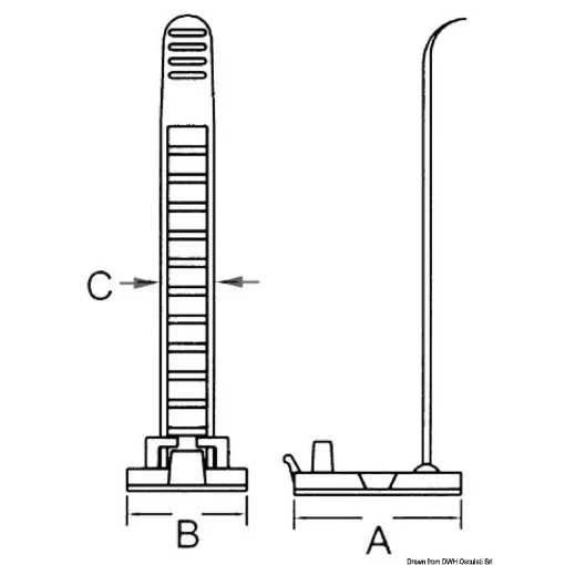 Picture of 26mm max cable clamp with screw x100