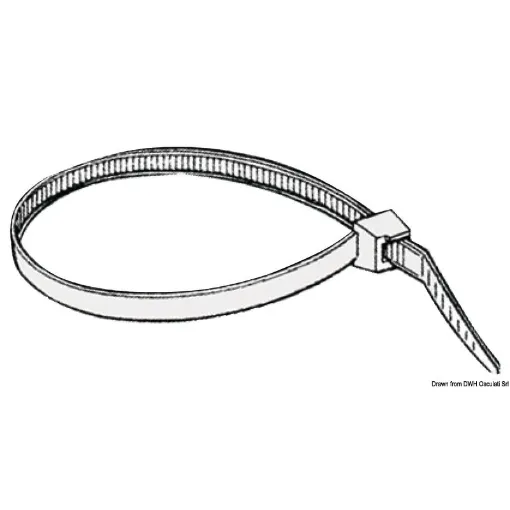 Picture of 6mm x 290mm Flat head cable clamp X100