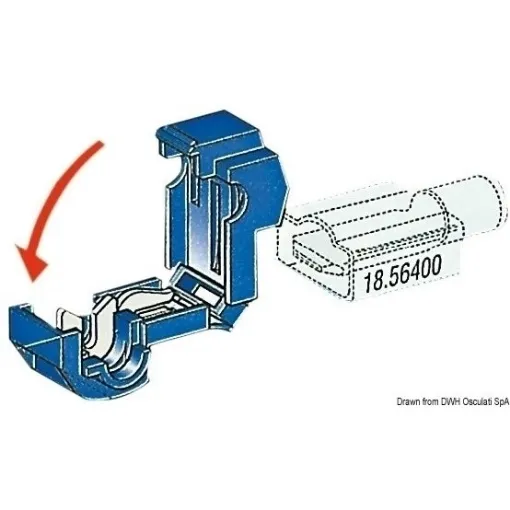 Picture of 1/2.6 sqmm T - quick splice terminal X100