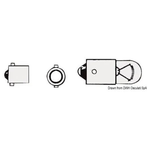 Picture of Bayonet bulb, small 12 V 4 W