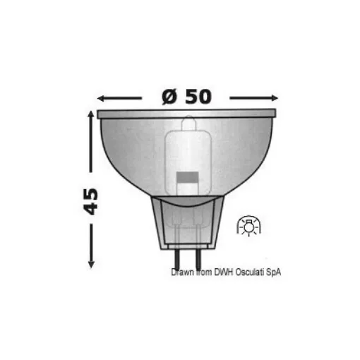 Picture of Halogen bulb MR 16 12 V