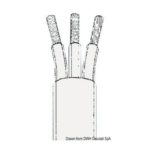Osculati - 2.5 mm² Tripolar Cable - 14.149.20 product image