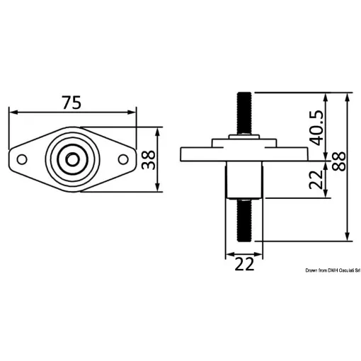 Picture of Maxi junction box for electrical cable red