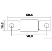 Picture of For voltage up to 32V DC. Maxi fuse applicable to high-capacity electrical equipment. It protects the circuit's safety. - Mega fuse 100 A - 14.099.44 - Mega