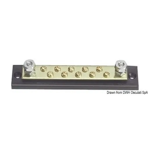 Picture of 10 x 4 mm Bus - bar electric terminal board