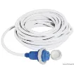 Picture of 30A Plug and cable in white 10m white