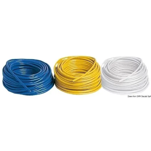 Picture of 32A Tripolar power cable - yellow - 50m - 220 - Yellow - 14 - 50 - 32