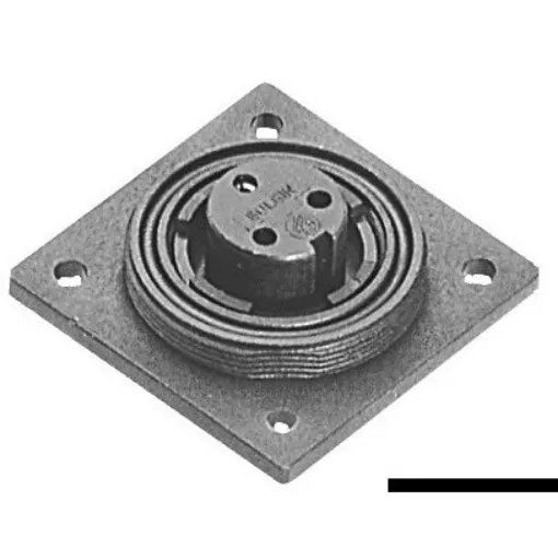 Picture of 2 - pole built - in socket, female contacts - Bulgin