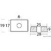 Picture of Zinc anode for 4/5/6 HP - 875208 - Mercury