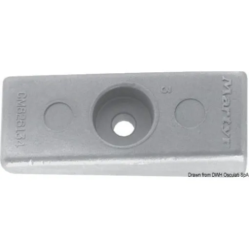 Picture of Aluminium plate anode 30/300 HP - 826134 - Mercury - aluminium