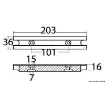 Picture of Zinc rod anode - 6H1 - 4525103 - Yamaha and Mariner