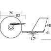 Picture of 20/35 HP 2/3 cylinder 2/4 stroke anode fin - 55125 - 96310 - Suzuki