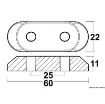 Picture of Aluminium plate G2 - series 200/300 - Johnson / Evinrude