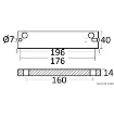 Picture of Zinc rod anode 40/70 HP 4 - stroke - 5034616/5030907 - OMC / Johnson / Evinrude