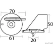 Picture of Zinc fin anode 55/85 HP + 40/70 4 - stroke - OMC/Johnson/Evinrude