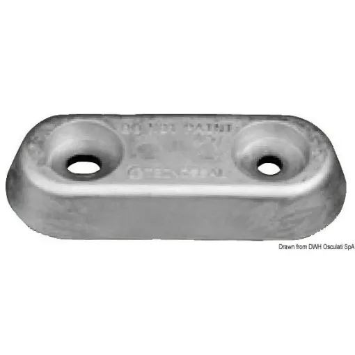 Picture of Aluminium oval type anode 390g - Vetus