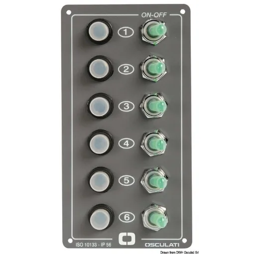 Picture of Elite electric control panel 6 switches