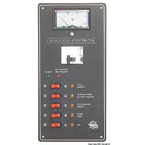 Picture of AC power control panel 220 V