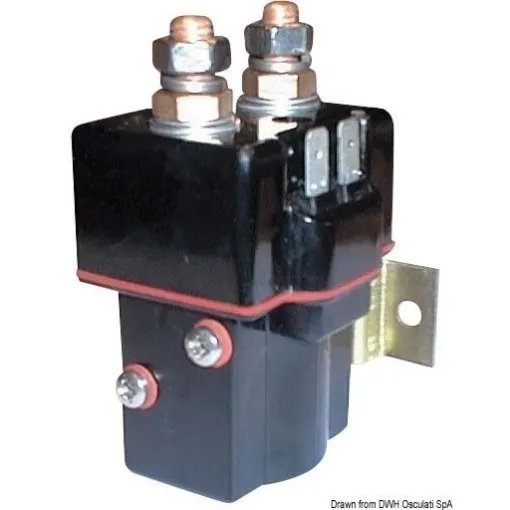 Picture of Two models available: "E" version with a simple solenoid that transmits an ON-OFF impulse or "ELS" with an electronic control unit that manages the speed and protects against overloads.