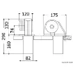 Picture of Obi windlass 500W 12V without drum - 6mm gypsy - Italwinch