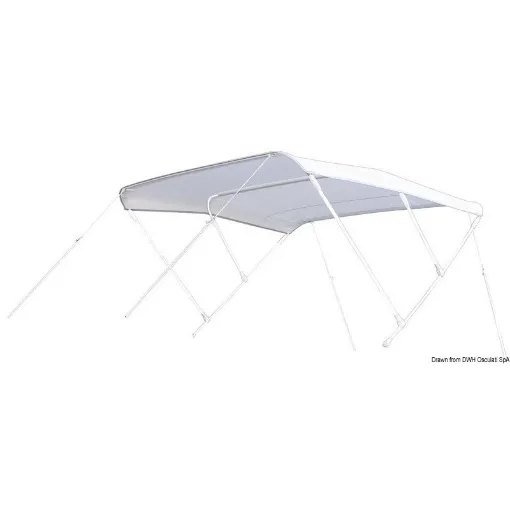 Picture of Bimini 160/180 x 180 cm - height 110 cm - Tessilmare shade master