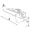 Osculati - Compact Lightweight Seesaw Roller 400 mm - 01.331.11 product image