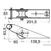 Osculati - Stainless Steel Bow Roller with Hard Rubber Sheave - 01.118.91 product image