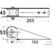 Osculati - Bow Roller for Small Vessels 205 mm - 01.118.80 product image