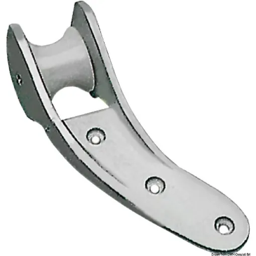 Osculati - Angled Alloy Fairlead with Nylon Sheave - 01.340.00 product image