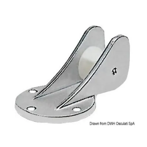 Osculati - Alloy Fairlead with Round Base Plate - 01.341.00 product image